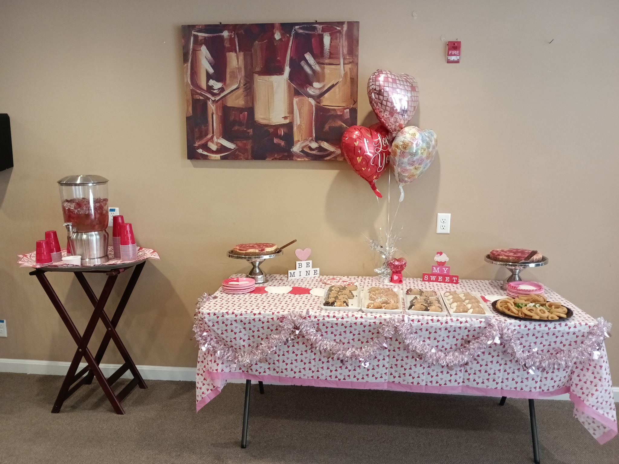 picture of food in table