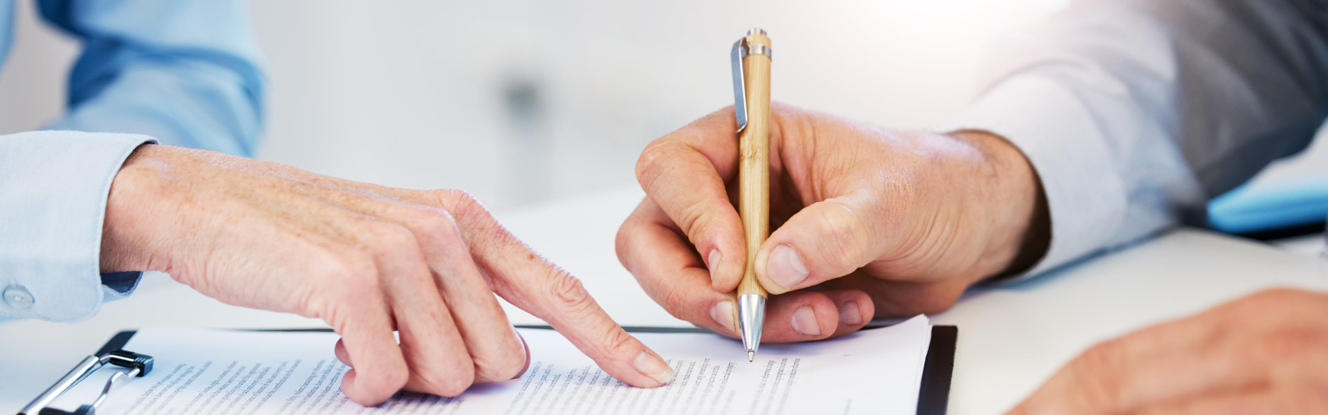 man writing