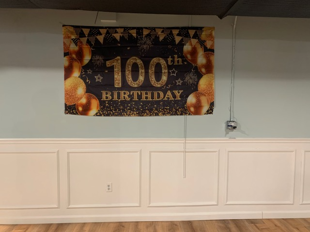 100th birthday poster