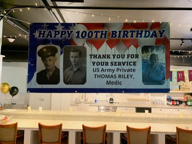 100th birthday poster
