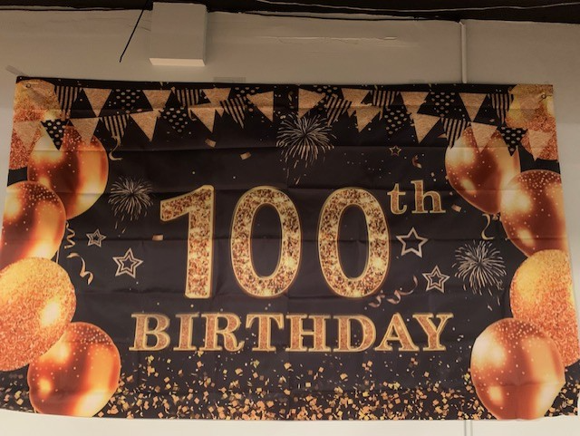 100th birthday poster